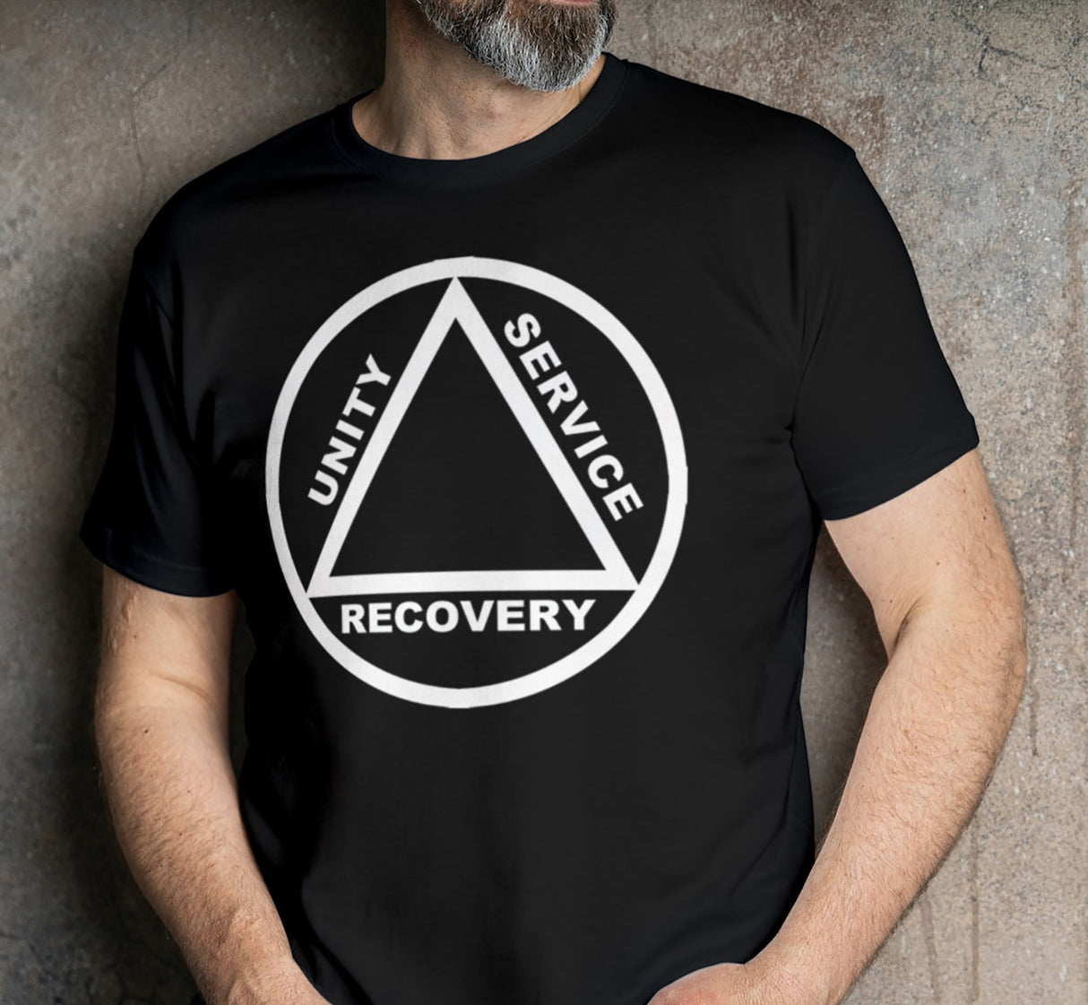 AA - 10" White AA Symbol SS/LS Tee