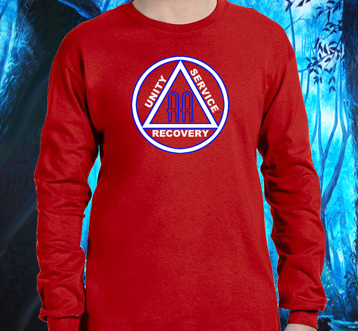 AA - 10" AA Symbol SS/LS Tee