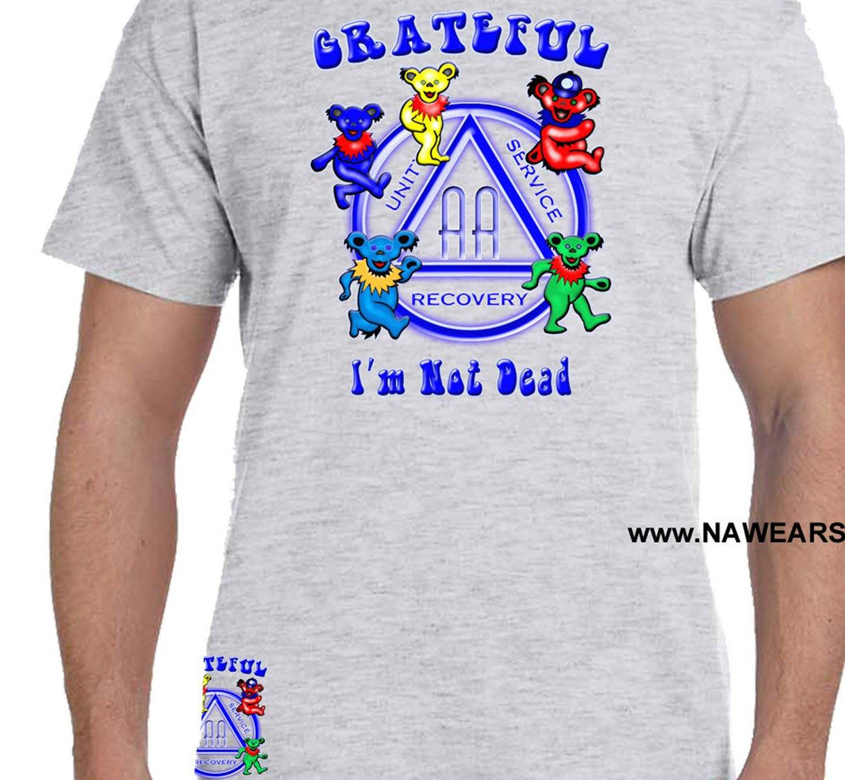 AA- Grateful I'm Not Dead SS/LS Tee - nawears