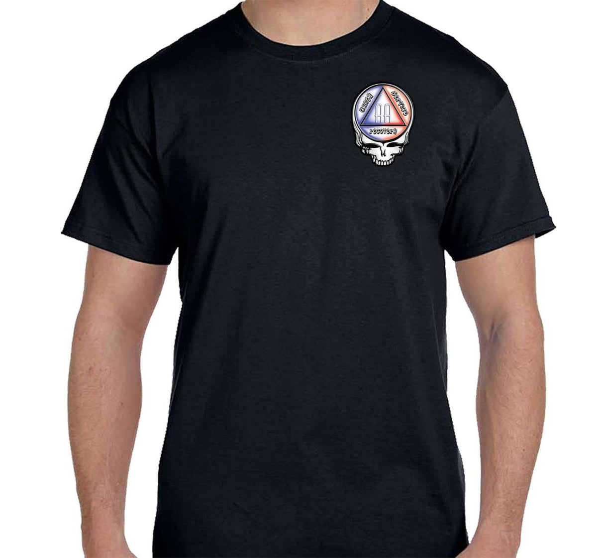 AA - 3" Dead Stealie Skull Symbol Tee - nawears