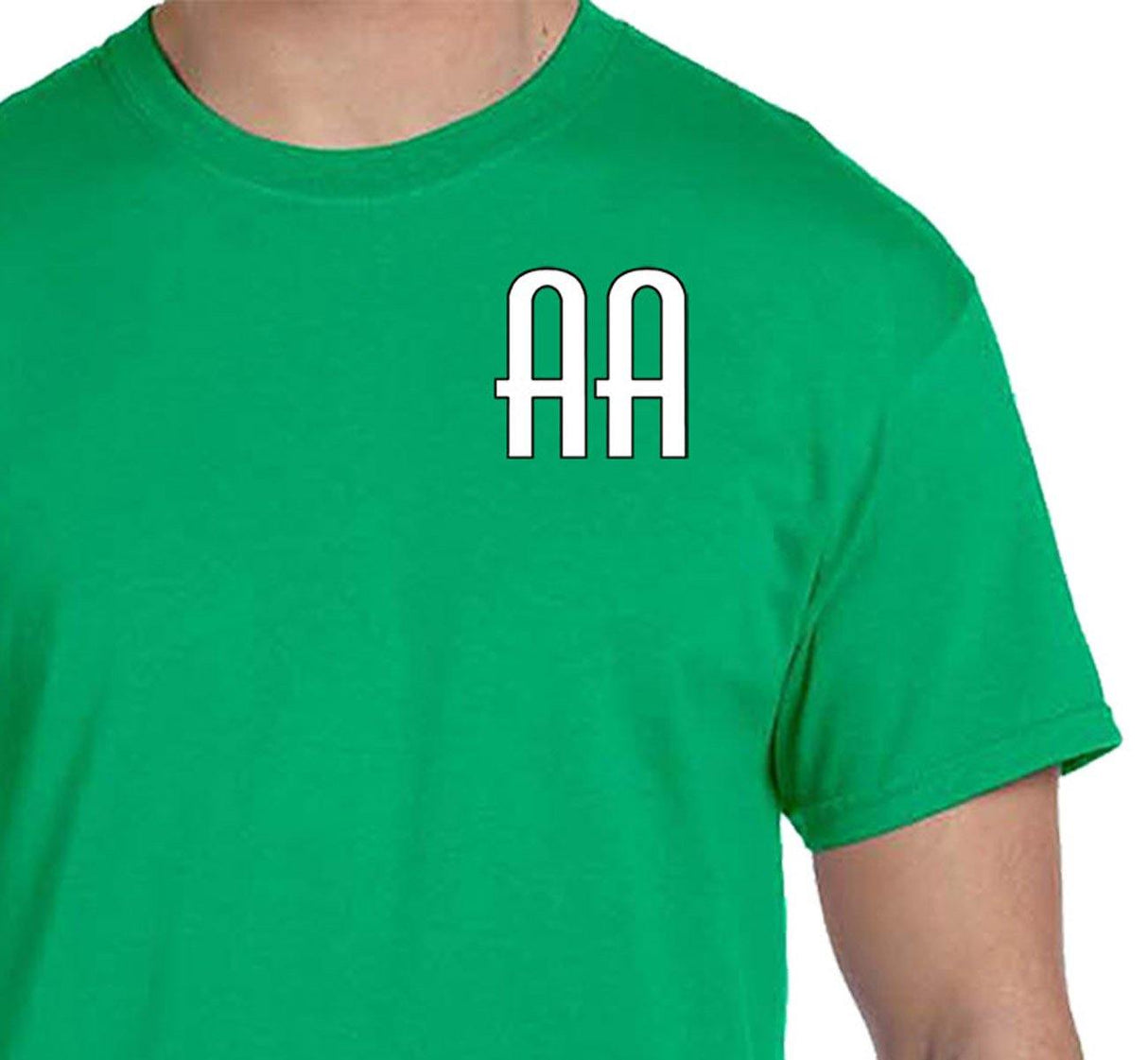 AA - 3" AA Initial Logo Tee - nawears