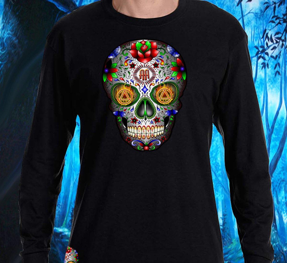 AA - Sugar Skull V.2 SS/LS Tee - nawears