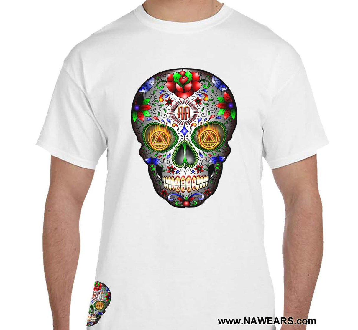 AA - Sugar Skull V.2 SS/LS Tee - nawears