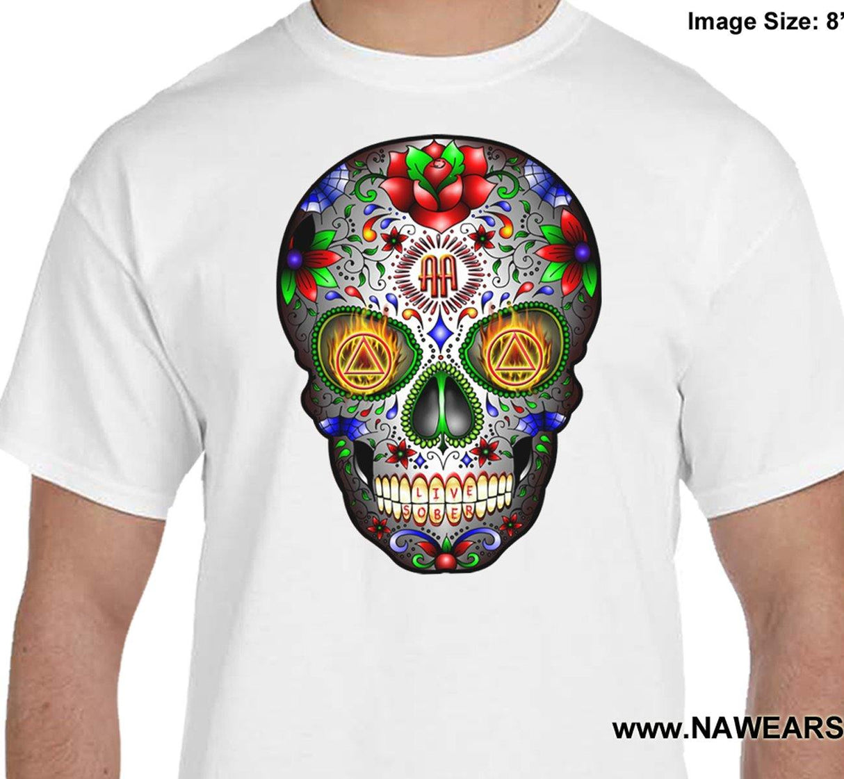 AA - Sugar Skull V.2 SS/LS Tee - nawears