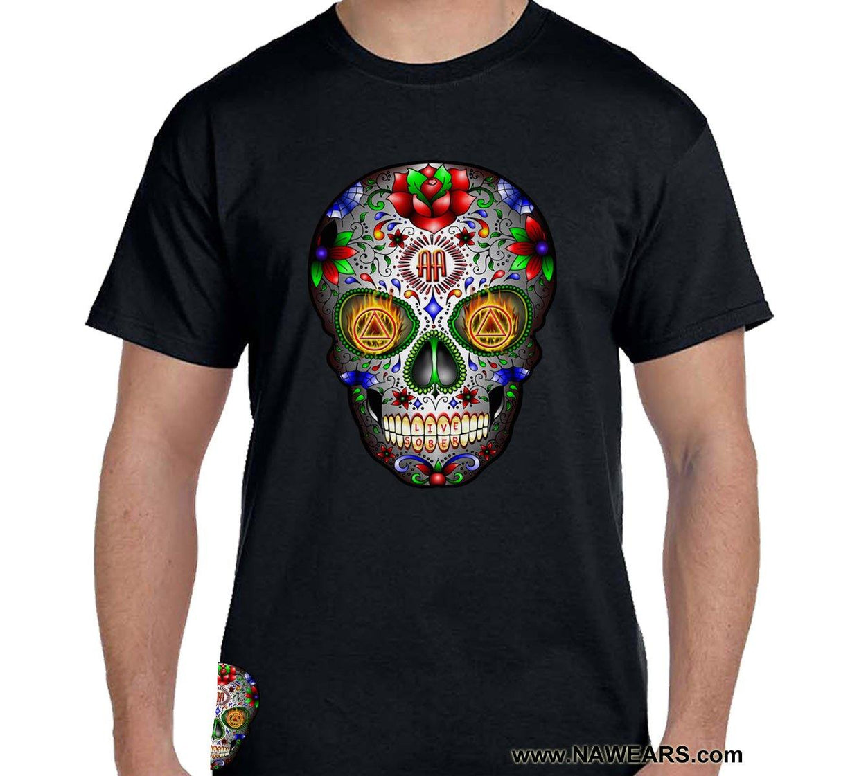 AA - Sugar Skull V.2 SS/LS Tee - nawears