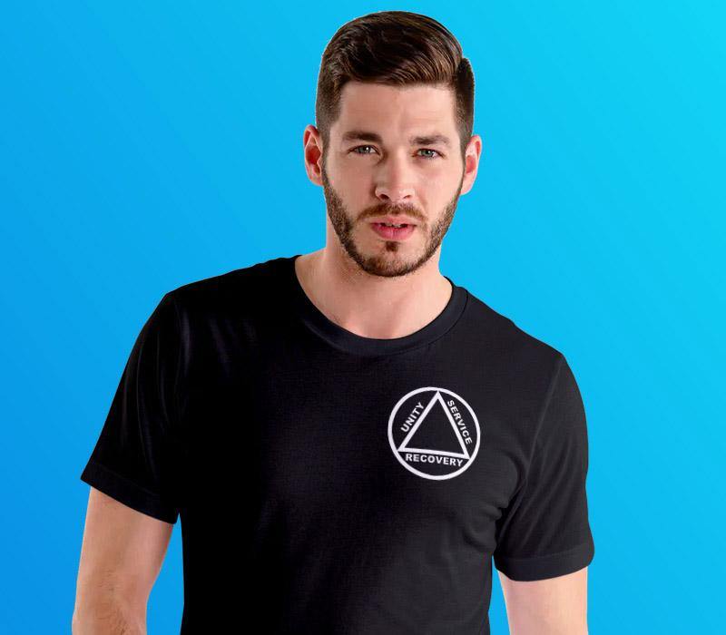 AA - 3" AA Anonymity Logo Tee - nawears