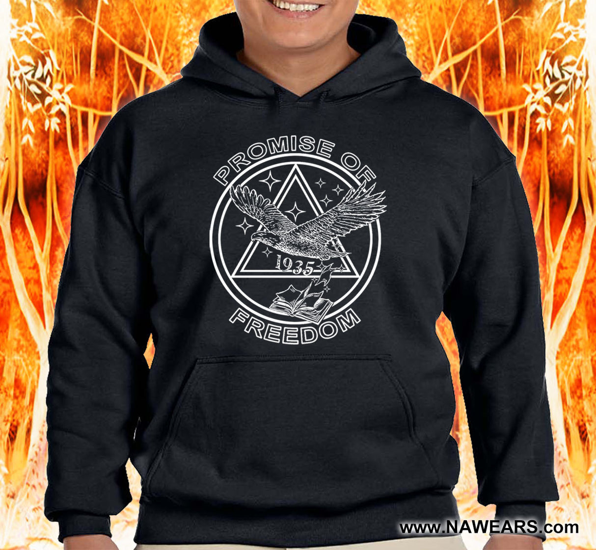 AA PROMISE OF FREEDOM Black Hoodie