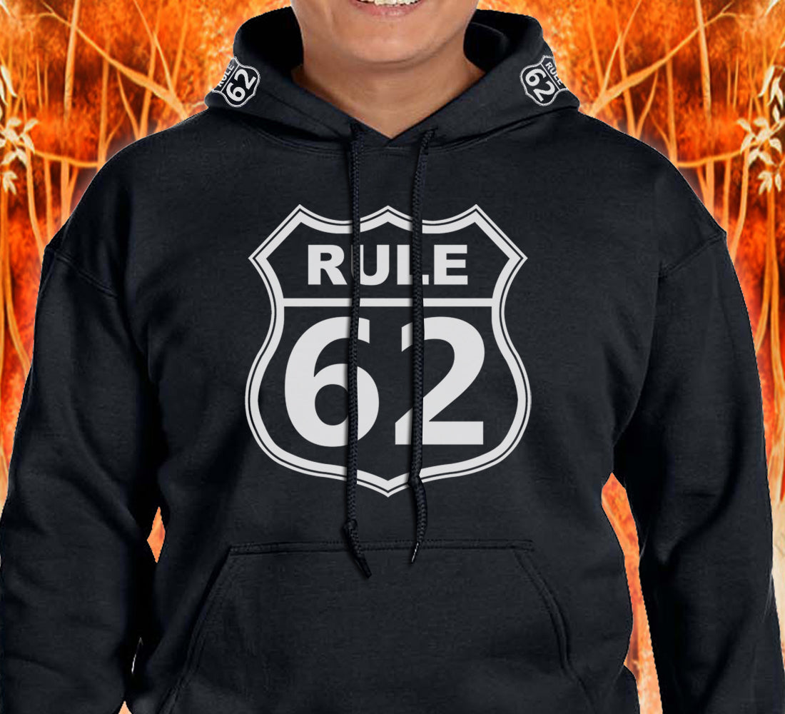 AA RULE 62 Black Hoodie