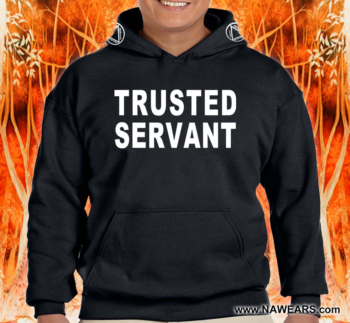 AA Hoodie -Trusted Servant - Black