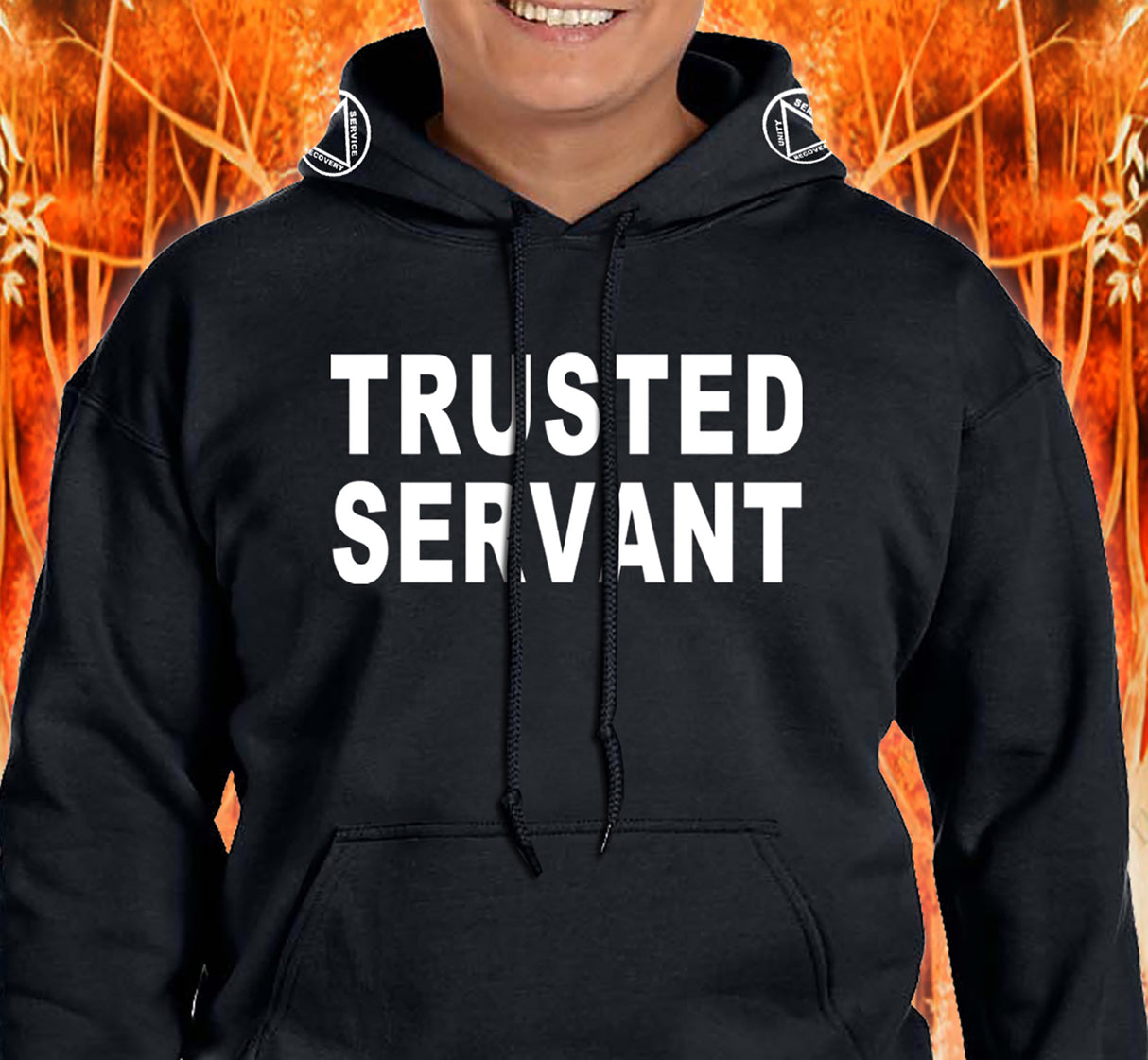 AA Trusted Black Hoodie