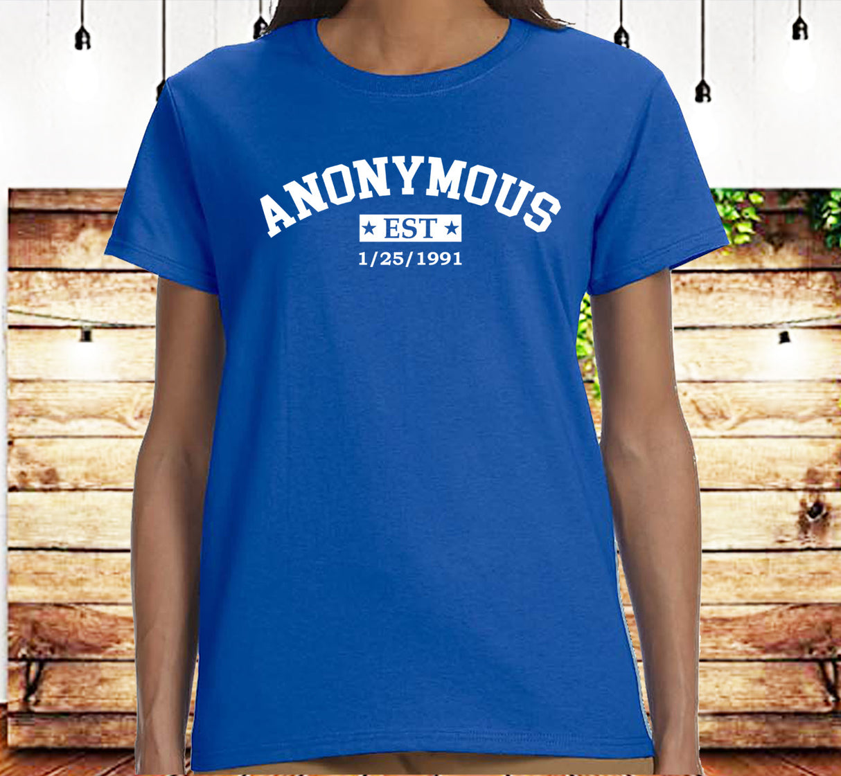 Anonymous Est Clean Date Tee
