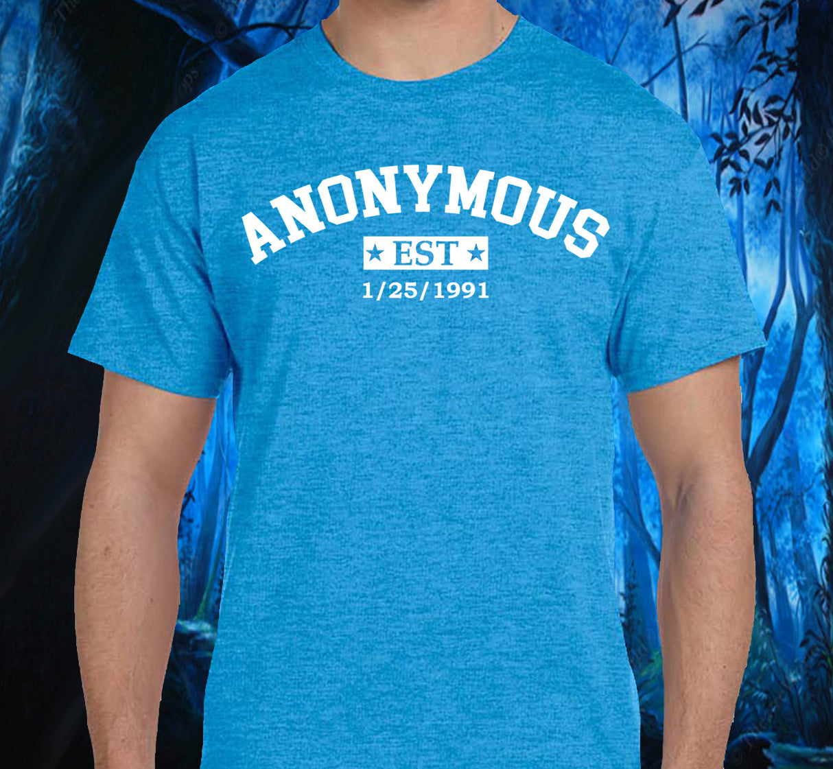 Anonymous Est Clean Date Tee