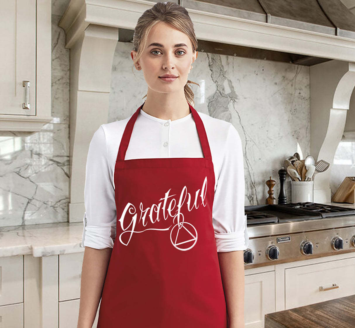 AA Grateful Red Aprons