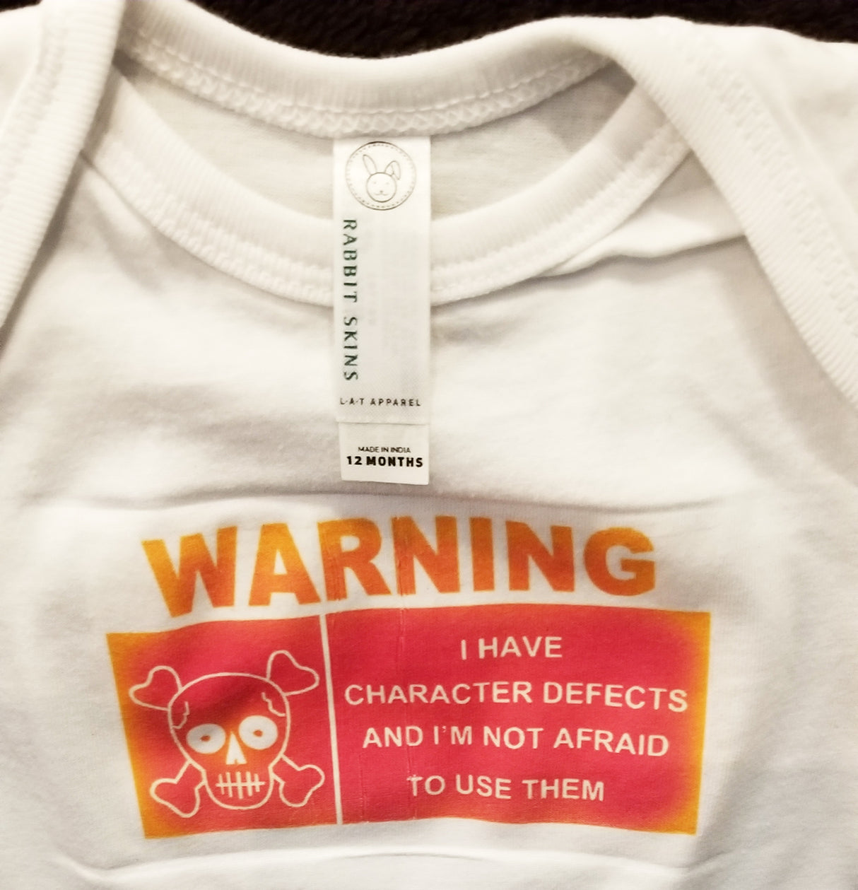 Infant Bodysuit - Warning I Have Defects