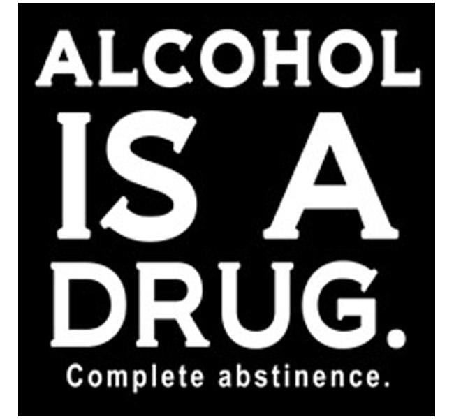 bs-Alcohol Is A D - Sticker 3"x3" - nawears