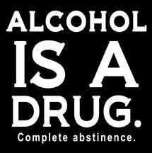 bs-Alcohol Is A D - Sticker 3"x3" - nawears