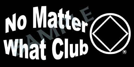 bs- No Matter What - Sticker 3"x6" - nawears