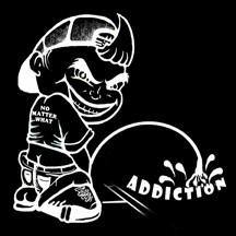bs- Pissing On Addiction - Sticker 3"x3" - nawears