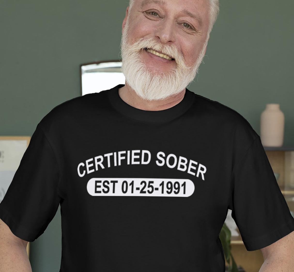 AA - Certified Sober Custom SS/LS Tee