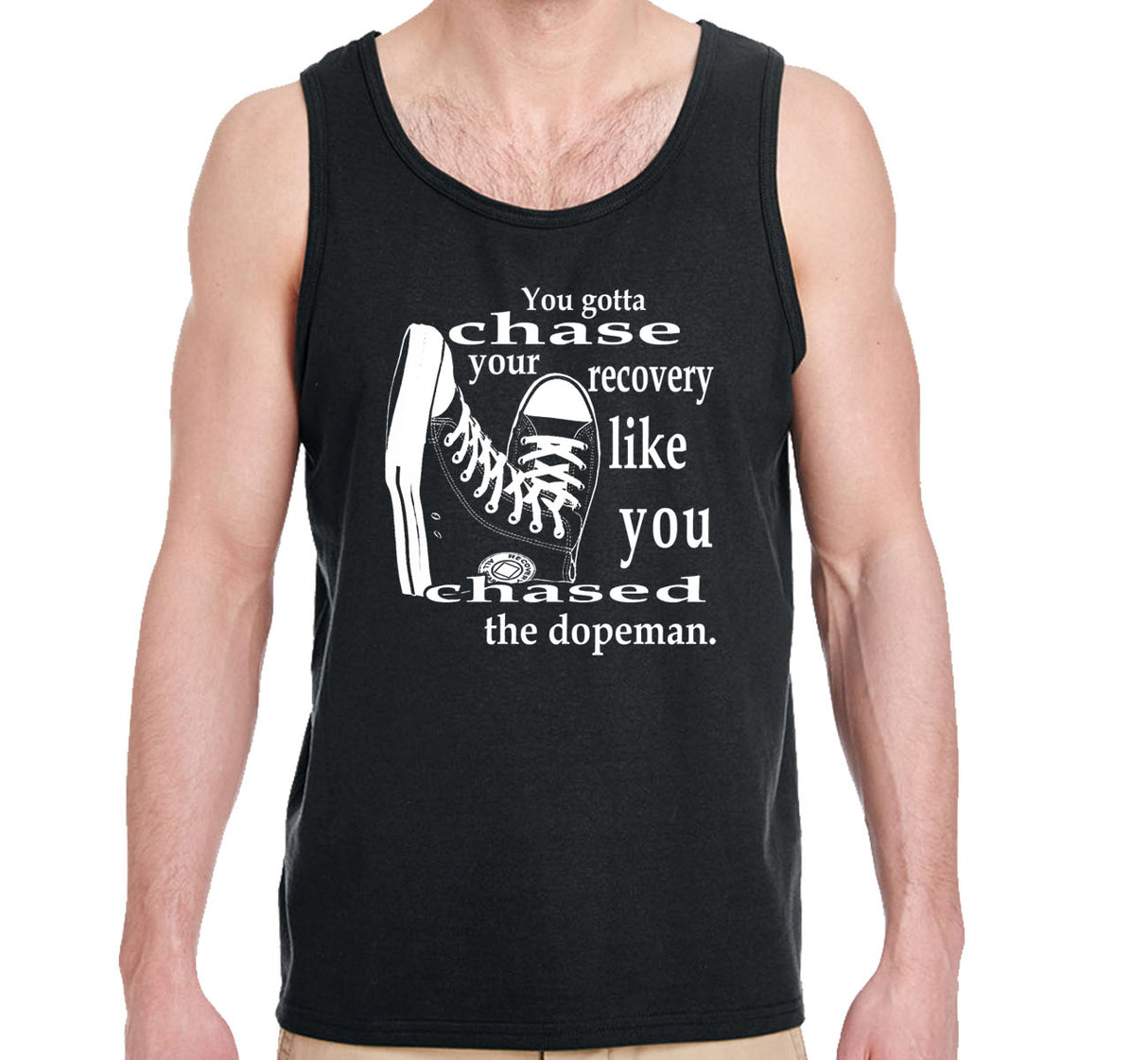 utt- Chase Your Recovery Unisex Tank Tops