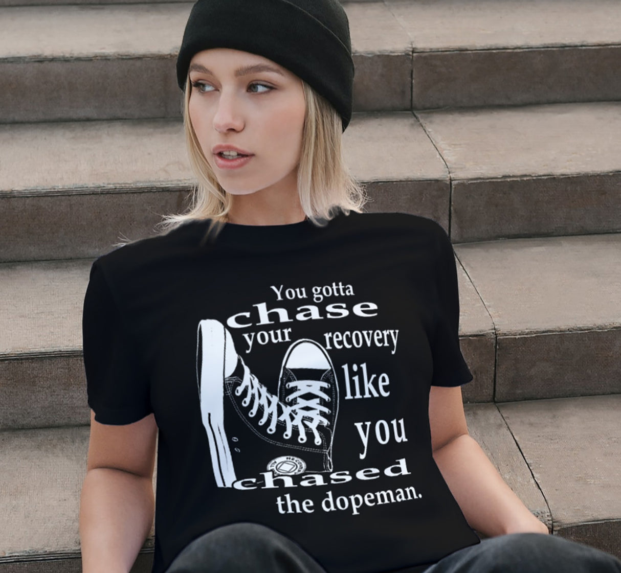 ldTs- Chase Your Recovery Ladies T's