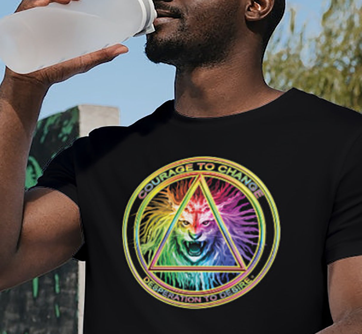 AA - Courage To Change SS/LS Tee