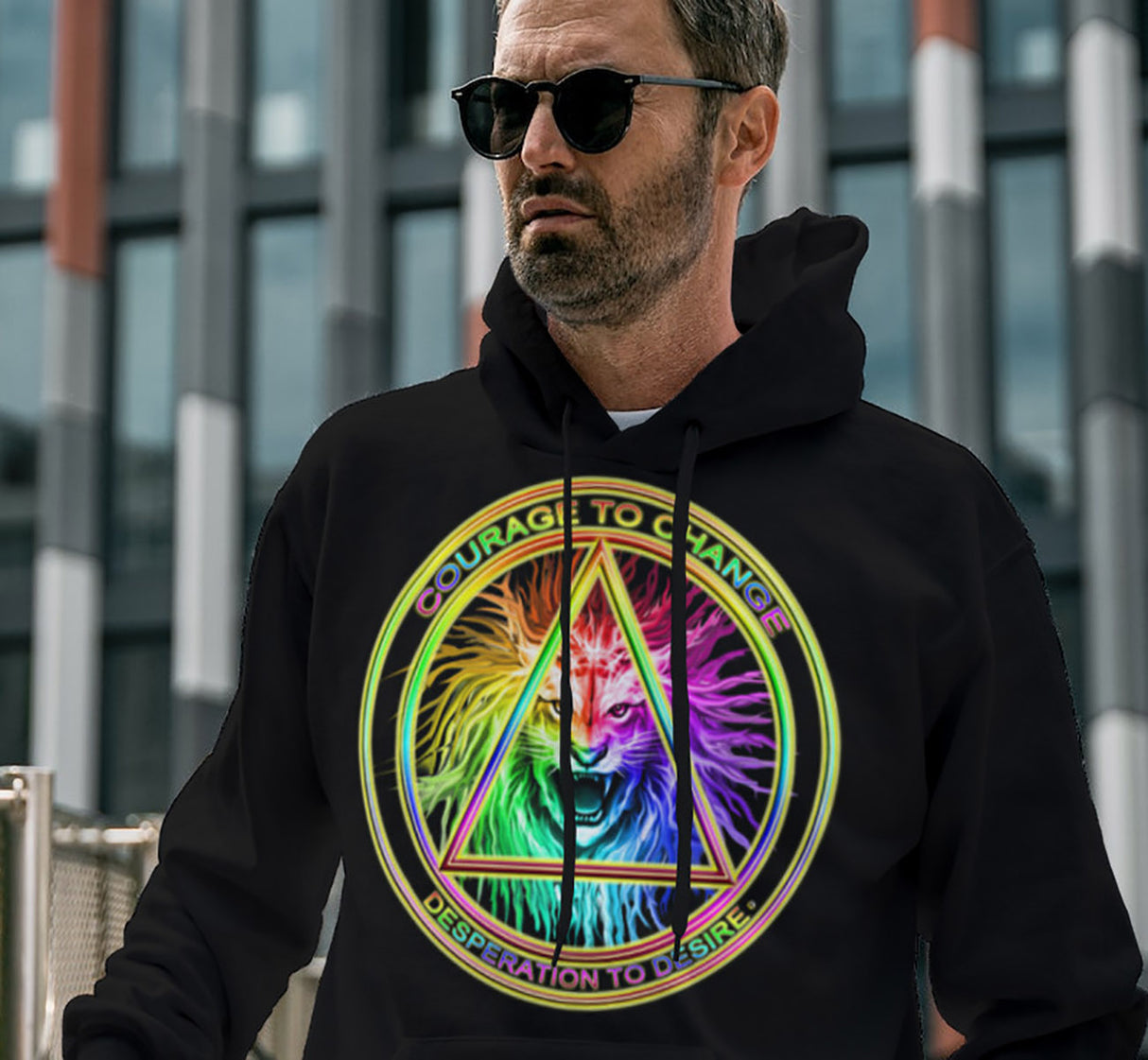 AA Courage To Change dtg Hoodie