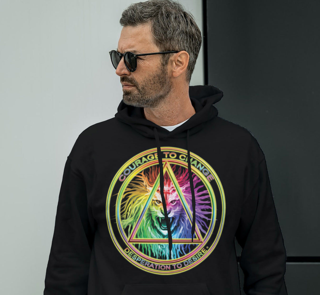 AA Courage To Change dtg Hoodie