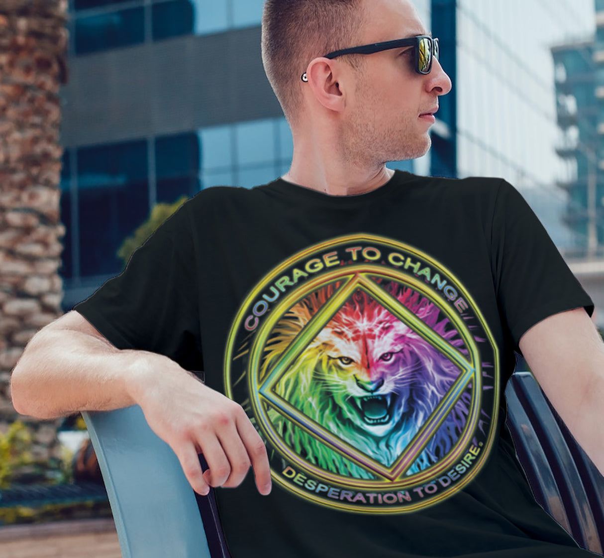 Courage To Change dtg Tee