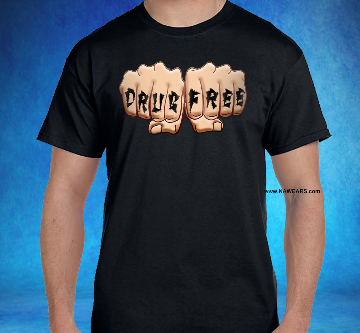 Drug Free Fist dtg Tee