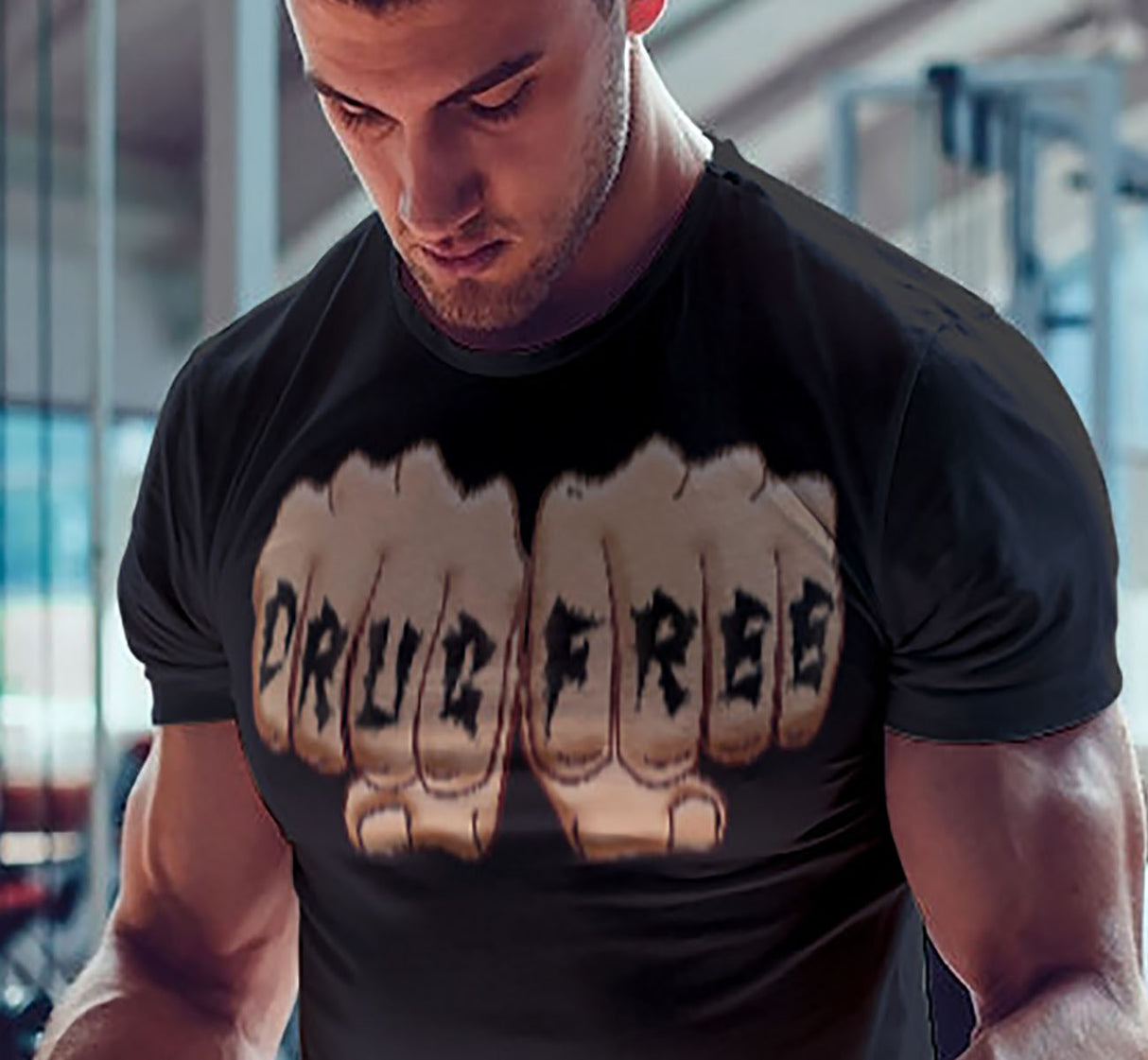 NA Drug Free Fist Tee