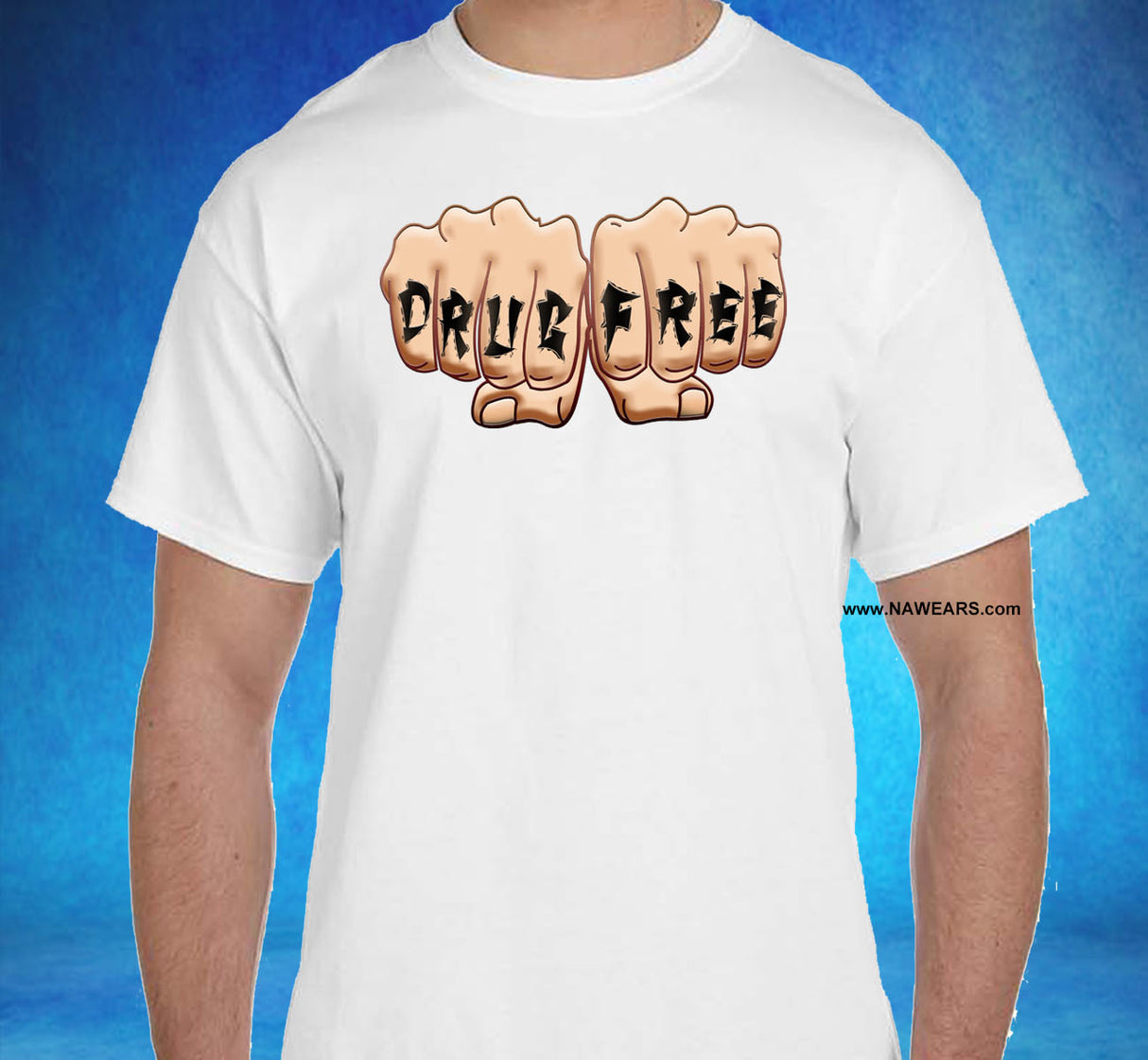 Drug Free Fist dtg Tee