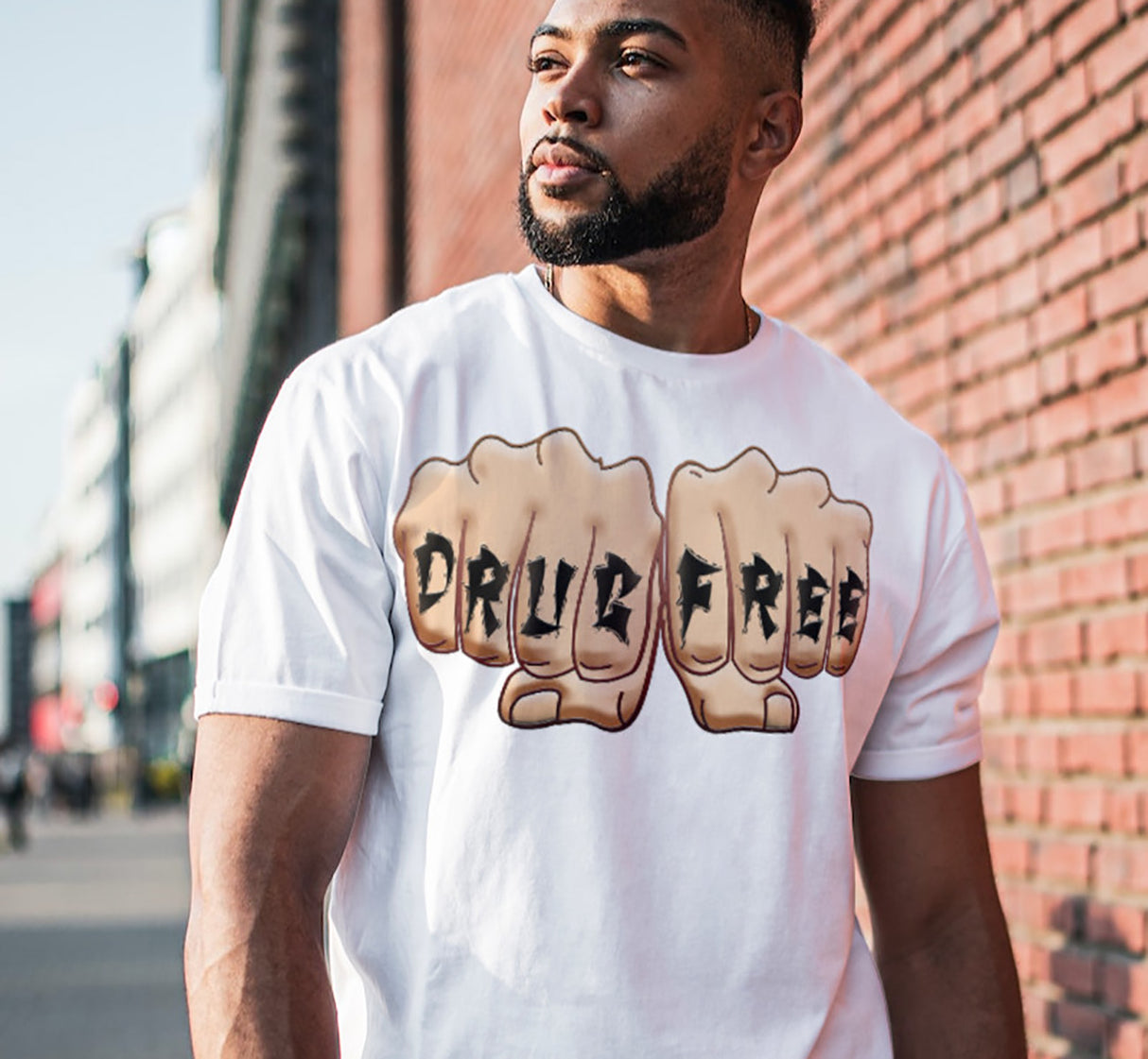 Drug Free Fist dtg Tee
