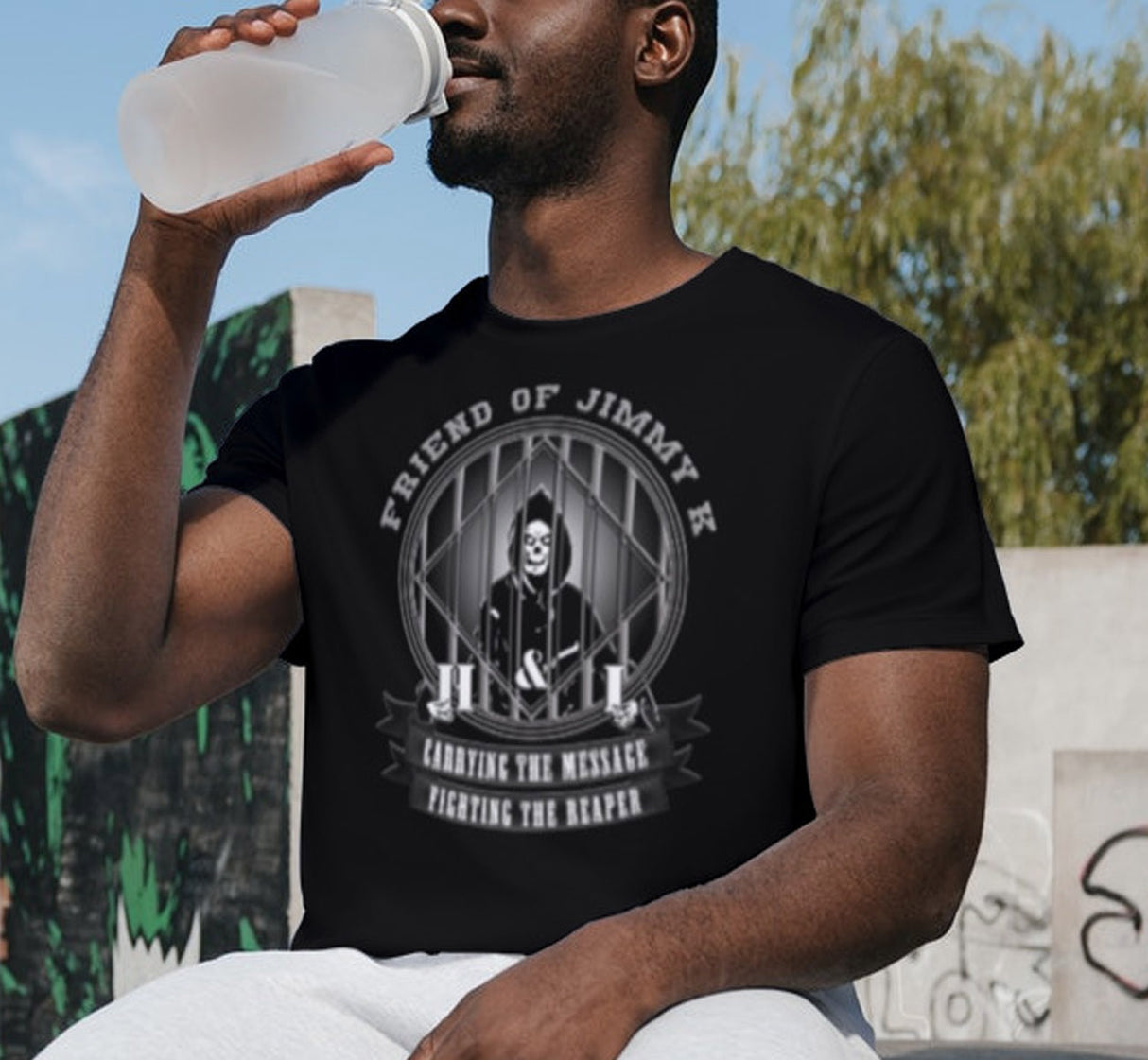 NA H&I Fighting The Reaper Tee
