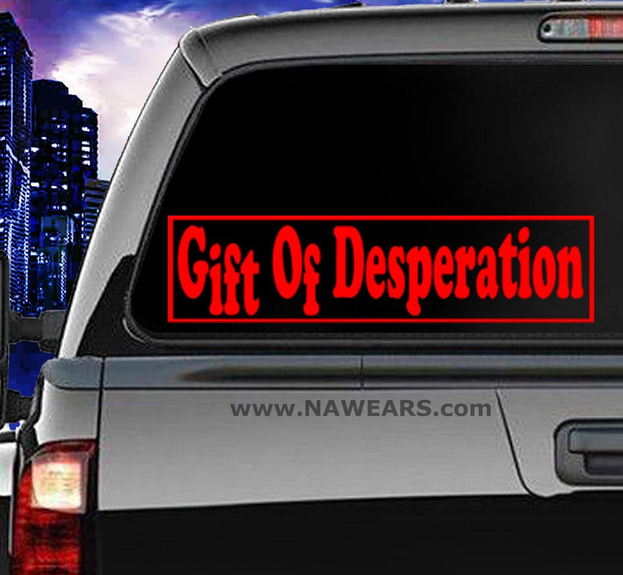 Win Decal - Gift Of Desperation Decals - nawears