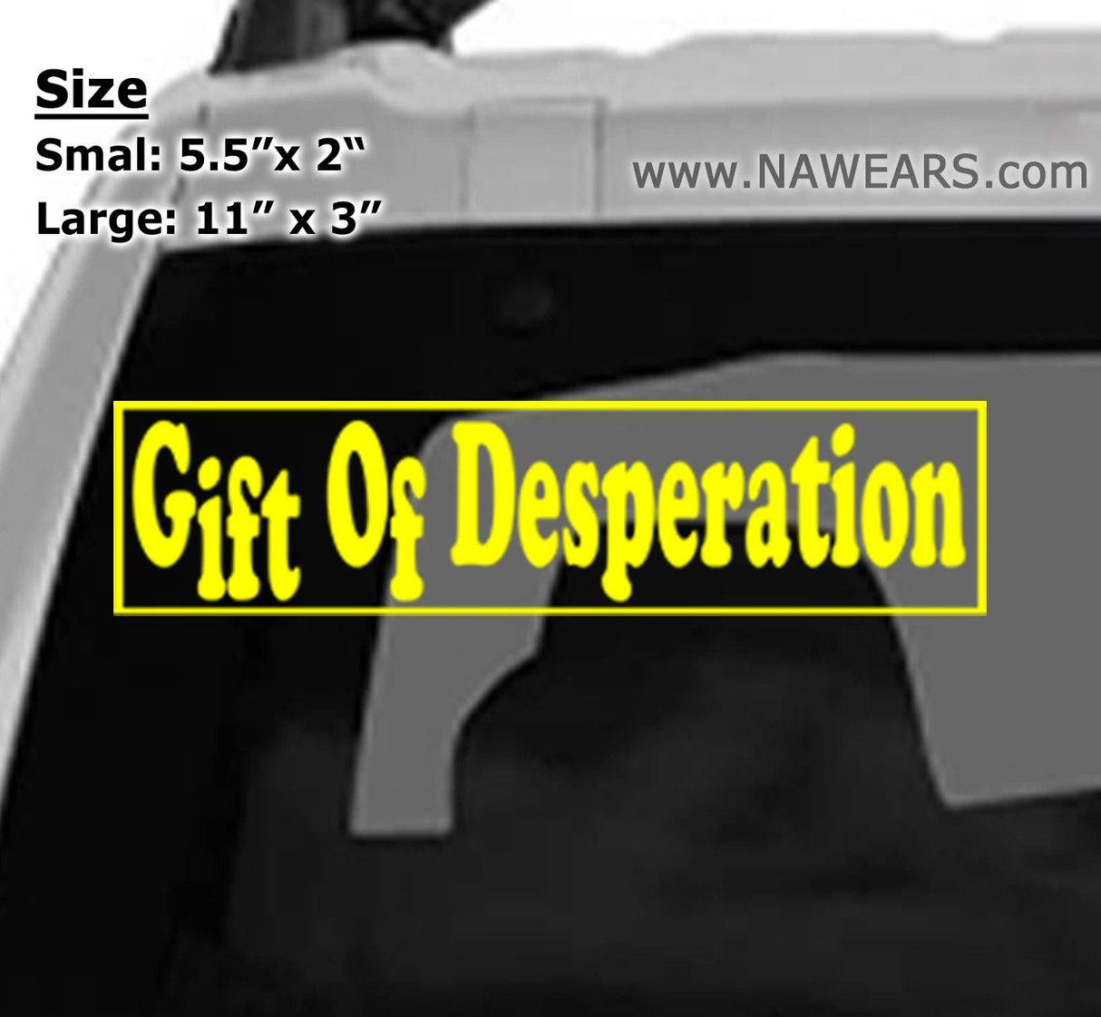 Win Decal - Gift Of Desperation Decals - nawears