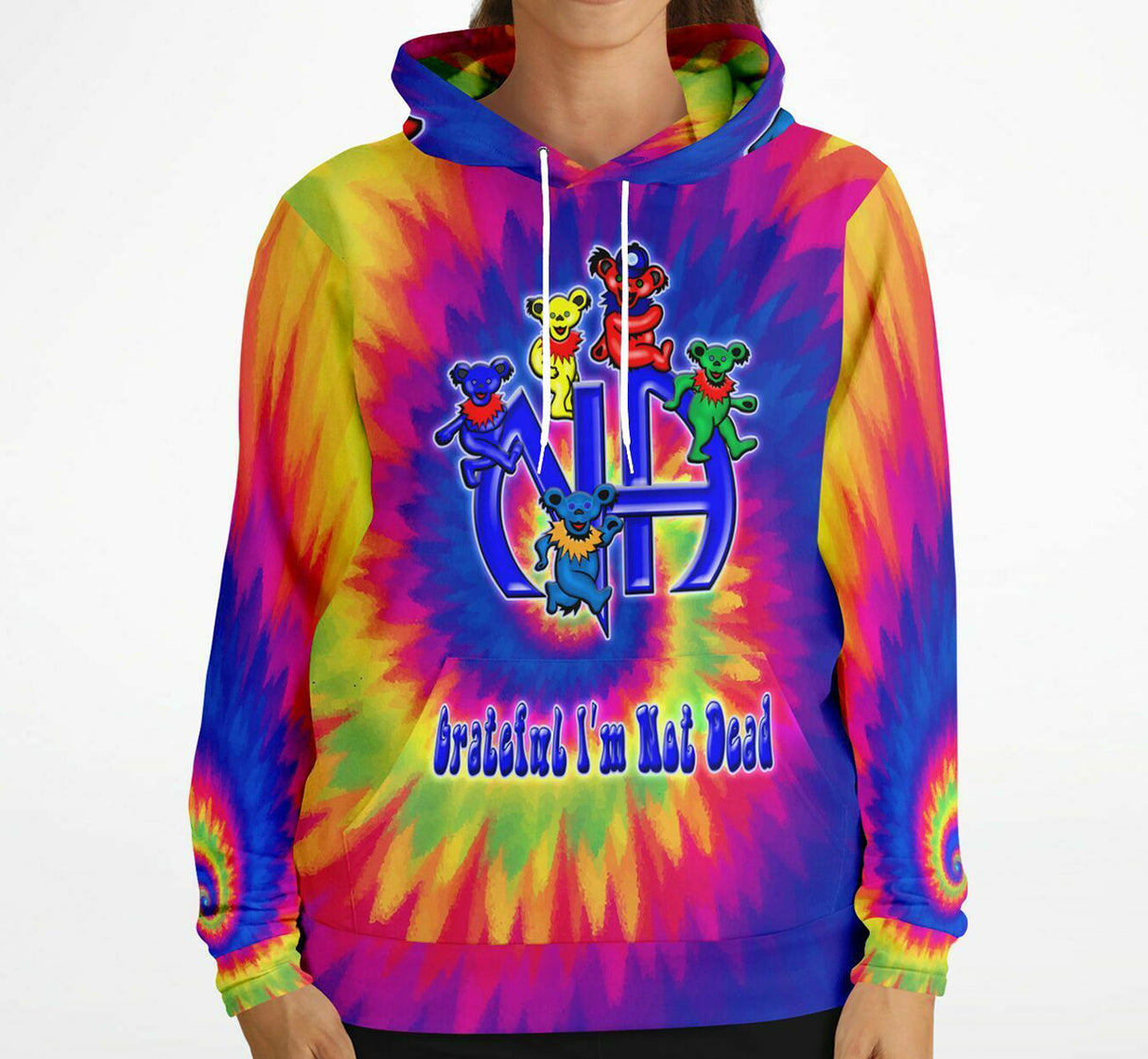 GRATEFUL I'M NOT DEAD AOP HOODIE