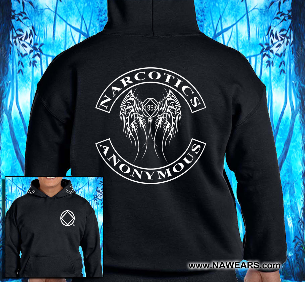 NA BIKE ROCKER Black Hoodie