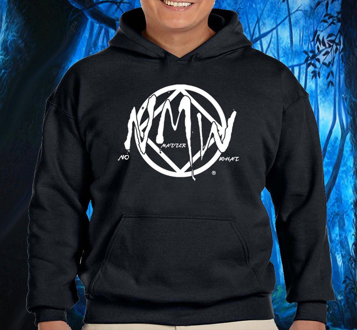 Hoodie - BIG NMW - Black - nawears