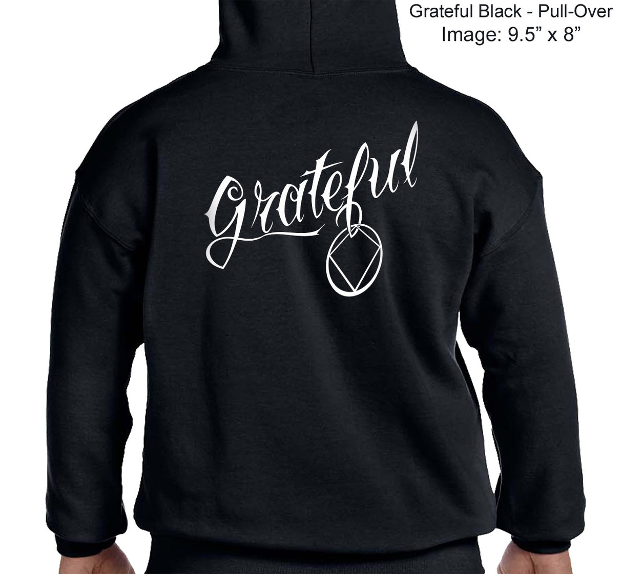 Hoodie - GRATEFUL NA - Black