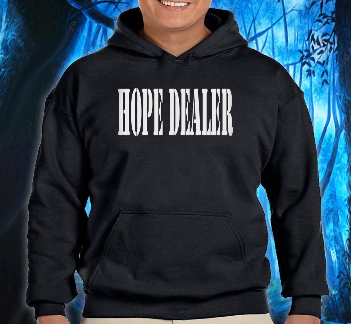 Hoodie - Hope Dealer - Black - nawears