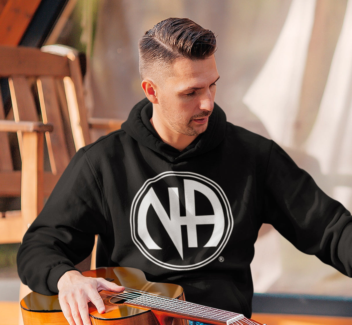 Large NA Symbol NA Hoodie