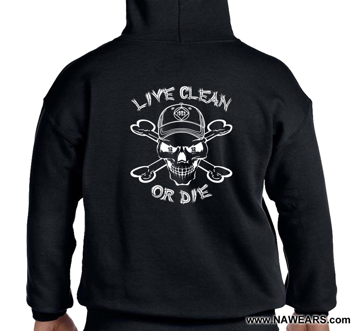 Live Clean Or Die Pullover Hoodie