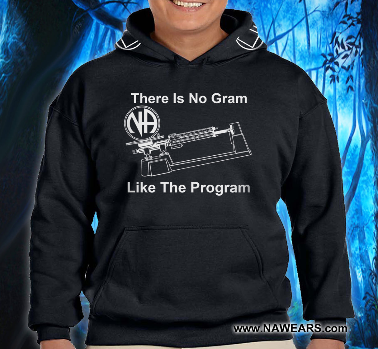 NO GRAM LIKE THE PROGRAM Black Hoodie