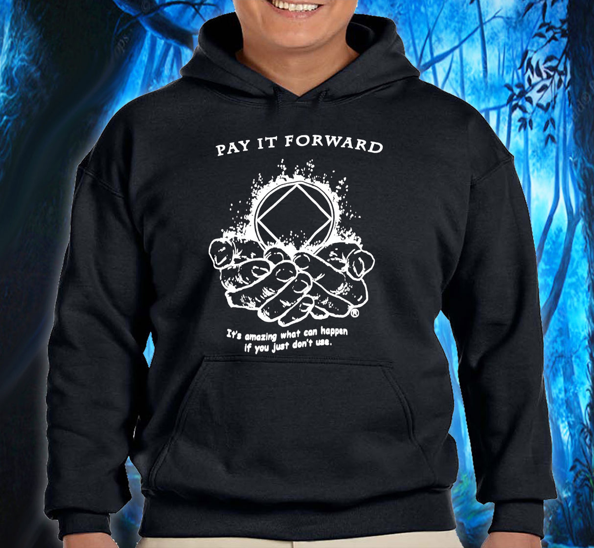 Hoodie - Pay It Forward - Black