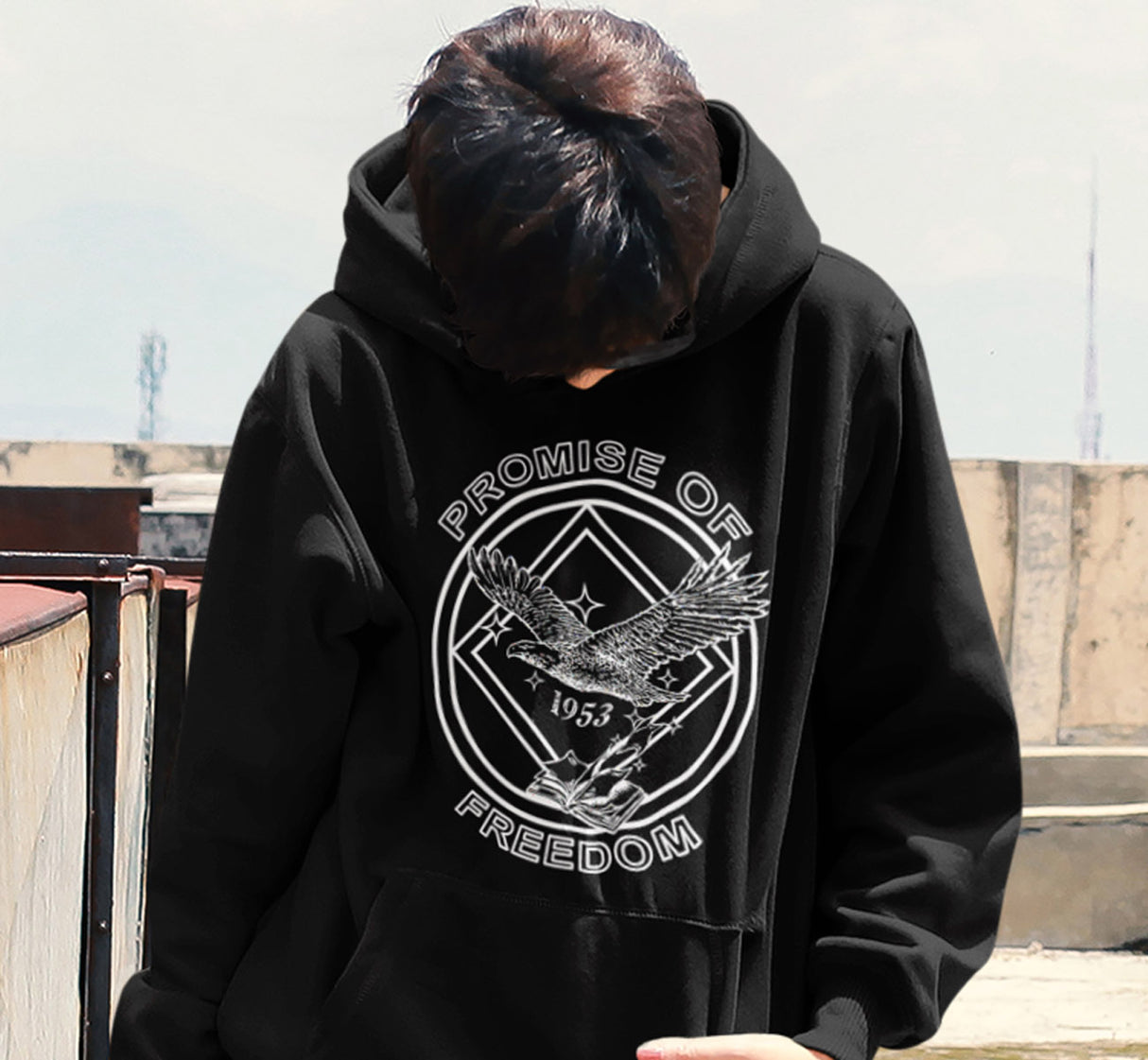PROMISE OF FREEDOM Black Hoodie