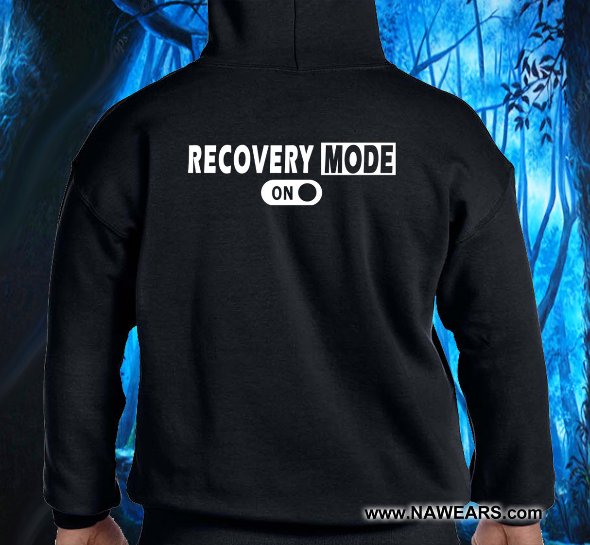 Hoodie - Recovery Mode On - Black