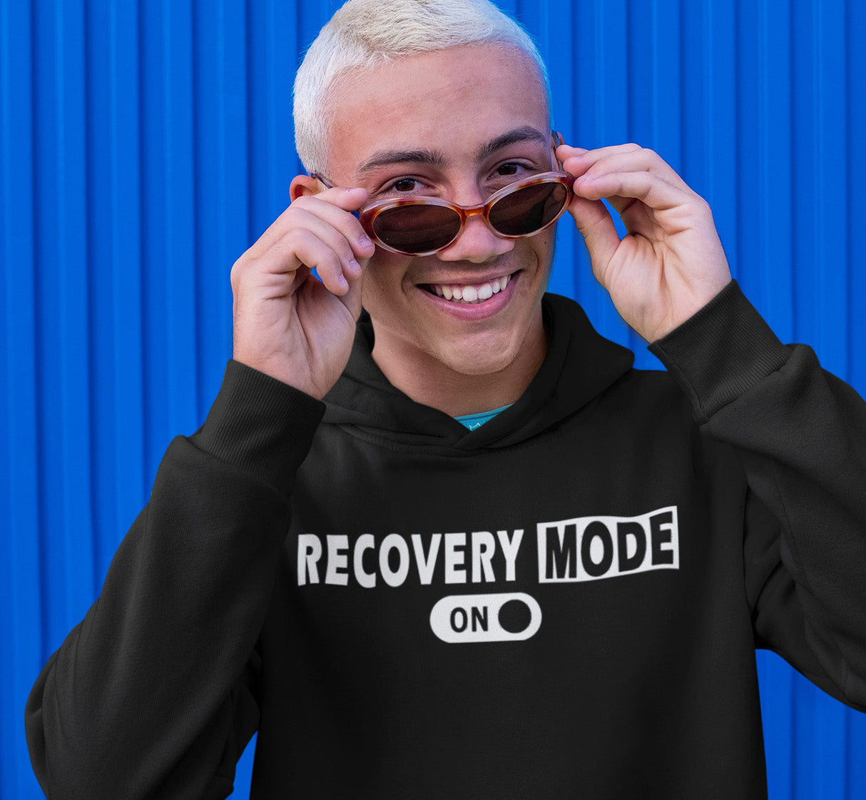 AA RECOVERY MODE ON Black Hoodie