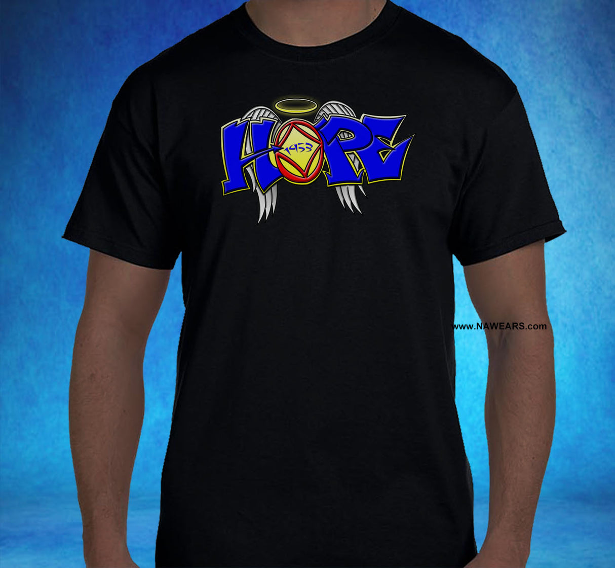 Hope Wings Graffiti Style dtg Tee