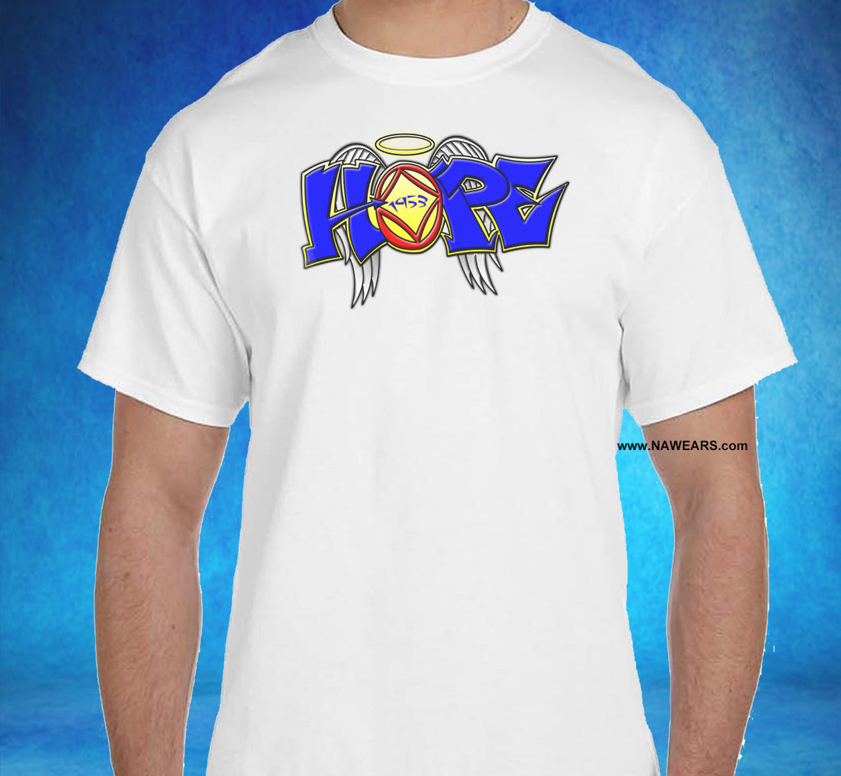 Hope Wings Graffiti Style dtg Tee